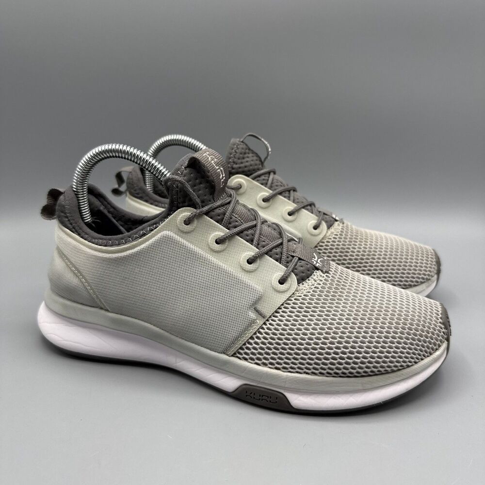 Kuru Atom Cloud Sneakers Light Gray Women's Walking Athletic Shoes Size 8